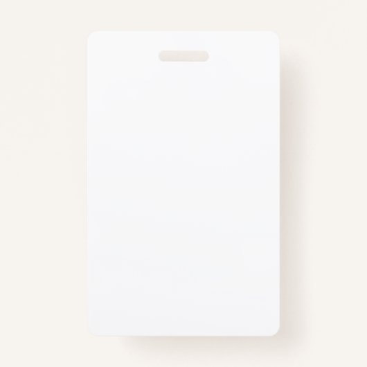 Creëer uw eigen witte Vertical Badge (Voorkant)