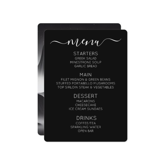 Creëer uw eigen Yellow Eyes Space Robot Menu (Voorkant / Achterkant in situ)