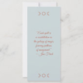 Creëer Uw eigen zacht roze pioenrozen Bladwijzer K (Achterkant)