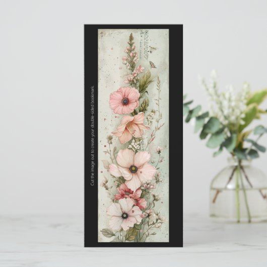 Creëer Uw eigen Zachte Roze Gladiolus Bladwijzer K (Staand voorkant)