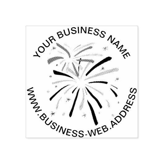 Creëer Uw eigen zakelijke promotiemateriaal Firewo Rubberstempel (Afrduk)