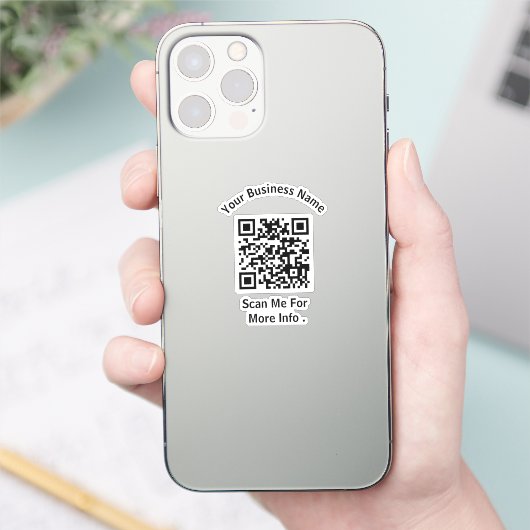 Creëer Uw eigen zakelijke QR-code Sticker (Telefoon)