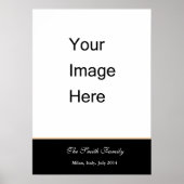 Creëer uw eigen Zazzle-sjabloon aanpassen Poster (Voorkant)