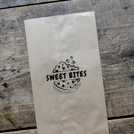 Creëer uw eigen zelfgemaakte koekjes 	rubberstempel