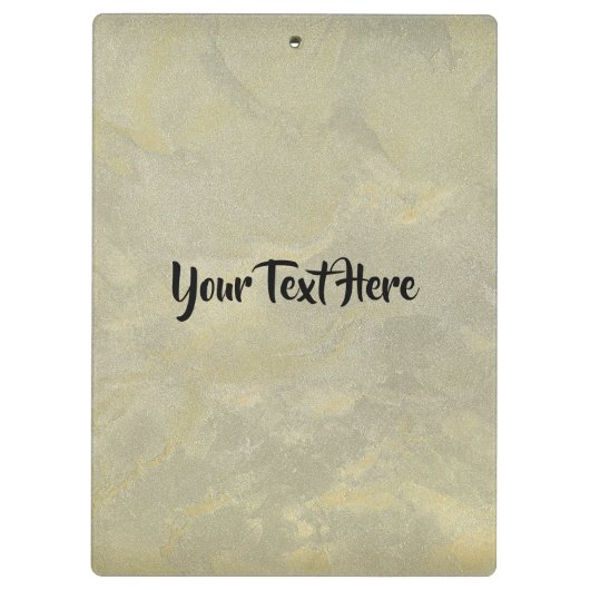 Creëer uw eigen zilver en gouden metalen pleister klembord (Achterkant)