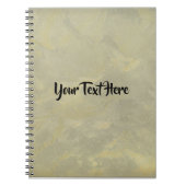 Creëer uw eigen zilver en gouden metalen pleister notitieboek (Voorkant)