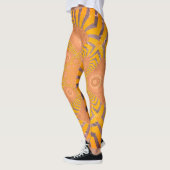 Creëer Uw eigen, zoete Oranje patroonvormer Leggings (Links)