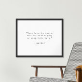 Creëer uw eigen zwart-wit quote poster