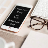 Creëer Uw eigen zwarte pensioen Kaart