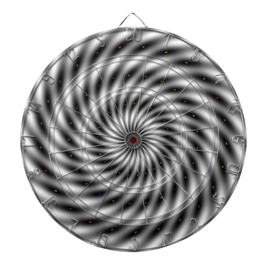 Creëer uw eigen zwarte spiren op het dartbord voor (Voorkant)