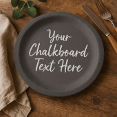 Creëer Uw eigen zwarte tekentekker voor aangepaste Papieren Bordje