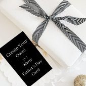 Creëer Uw eigen zwarte Vaderdag Kaart