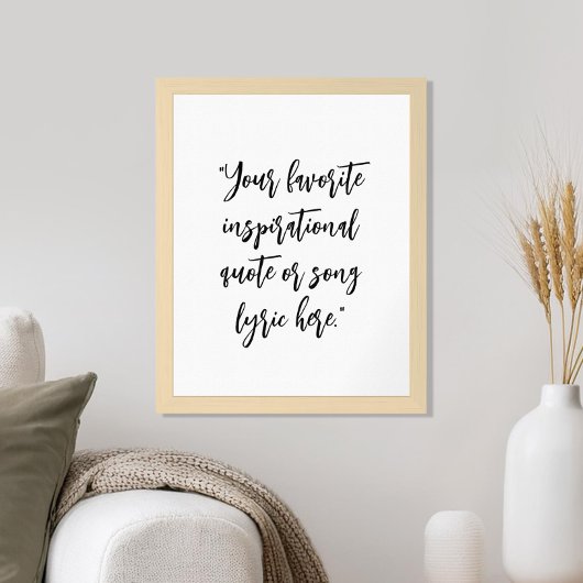 Creëer Uw Elegant Script Calligrafie Quote Poster