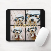 Creëer Uw Ewn 4 Foto Collage - Script Name Muismat (Met muis)