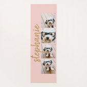 Creëer Uw Ewn 4 Foto Collage - Script Name Yogamat (Achterkant)