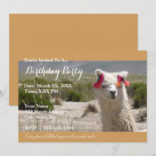 Creëer Uw Ewn Birthday Party Uitnodiging