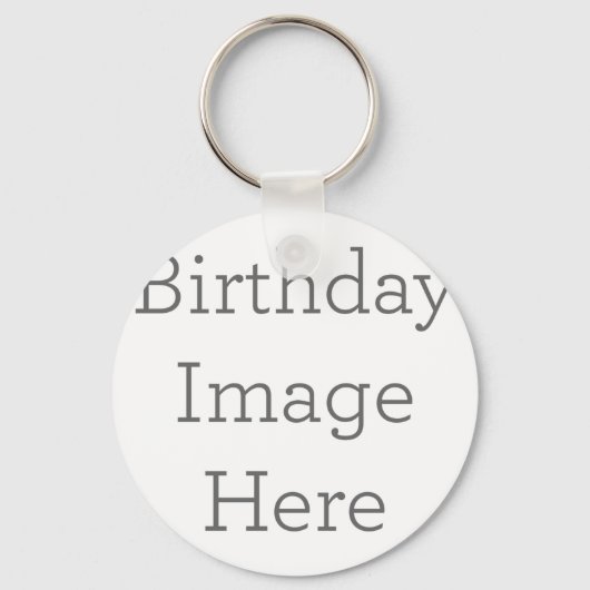 Metalen Cirkel sleutelhangers, 5,1 cm (Voorkant)