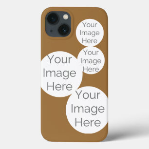 creëer uw foto telefoonhoesje mocha brown iPhone 13 hoesje