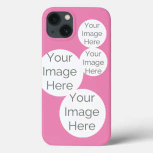creëer uw foto telefoonhoesje roze iPhone 13 hoesje