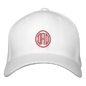 Creëer Uw Geborduurde Custom Monogram DAD A01 Pet (Voorkant)