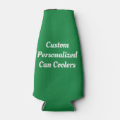 Creëer uw gepersonaliseerde golfgroenbier flesjeskoeler (Voorkant)