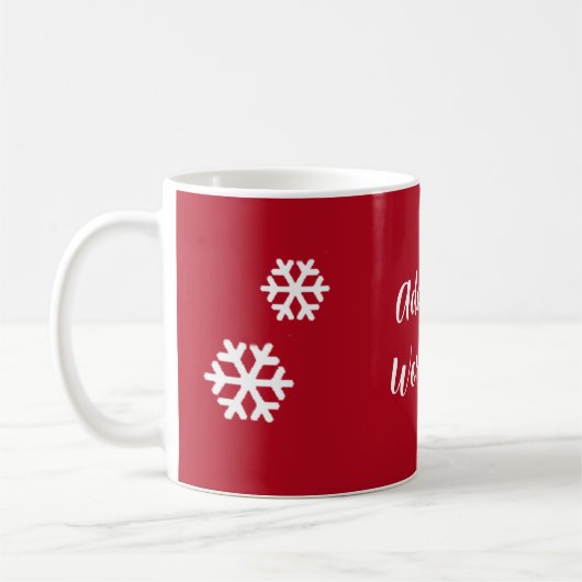 Creëer Uw Mok voor berichtensnowflake koffie (Links)
