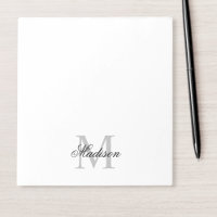 Creëer Uw monogram voor aangepaste naam zwart