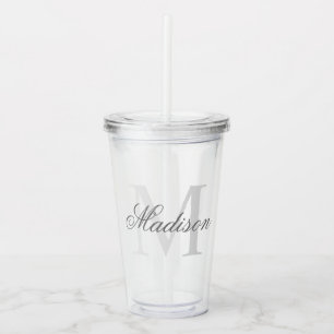 Creëer Uw persoonlijke monogram Acryl Drinkbeker