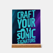 Creëer uw Sonic-handtekening Acryl Bord (Voorkant)