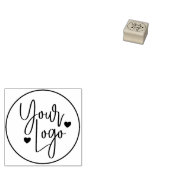 Creëer Uw zakelijke Logo - Aangepaste rubberen sta Rubberstempel (Gestempeld)