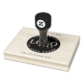 Creëer Uw zakelijke Logo en aangepaste tekst Rubberstempel (Stempel)