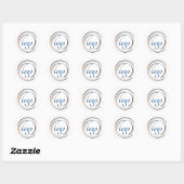 Creëer Uw zakelijke Logo Ronde Sticker (Vel)