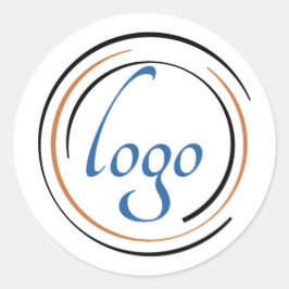 Creëer Uw zakelijke Logo Ronde Sticker
