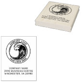 Creëer Uw zakelijke Logo Rubberstempel (Gestempeld)