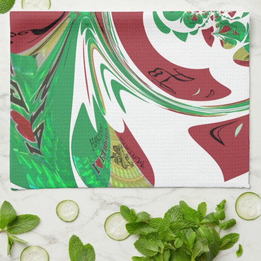 Creëer van je eigen ik hou van Beauful Ethiopia Theedoek (Gevouwen)