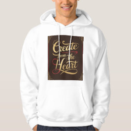 Creëer vanuit het hart hoodie
