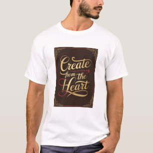 Creëer vanuit het hart t-shirt