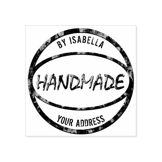 Creëer voor jou, individu, Handgemaakt Rubberstempel (Afrduk)