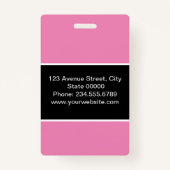 Creëer voor jou, stijlvolle badge (Achterkant)