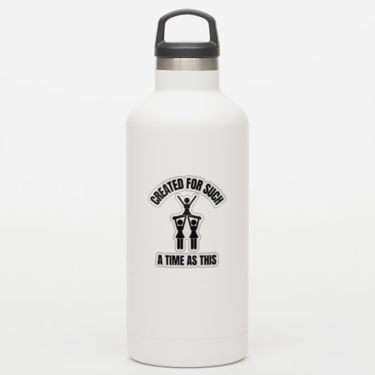 Creëer voor zo'n tijd als deze Cheerleading Sticker (Waterfles)