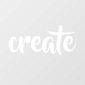 "Creëer" Window Cling Raamsticker (Vel)