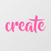 "Creëer" Window Cling Raamsticker (Vel)