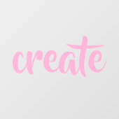 "Creëer" Window Cling Raamsticker (Vel)