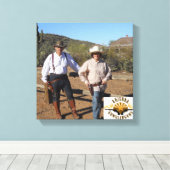 Creëer Wrapped Canvas Gunslinger Foto (Insitu (Houten vloer))