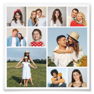 Creëer Your Ewn 10 Photo Collage Photo Enlargement Foto Afdruk