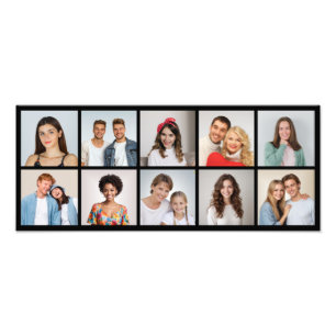 Creëer Your Ewn 10 Photo Collage Photo Enlargement Foto Afdruk