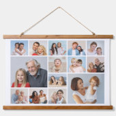 Creëer Your Ewn 14 Photo Collage Hangend Wandkleed (Voorkant)