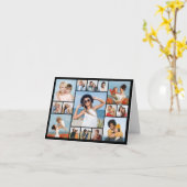 Creëer Your Ewn 15 Photo Collage Greeting Kaart (Gele Bloem)