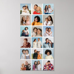 Creëer Your Ewn 18 Photo Collage Poster
