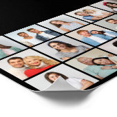Creëer Your Ewn 18 Photo Collage Poster (Hoek)